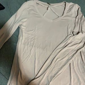 Dusty pink color long sleeve shirt